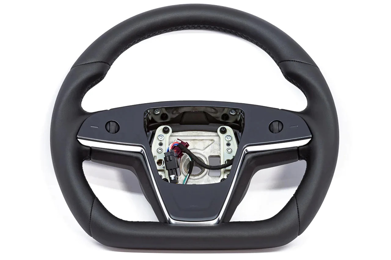 Круглый Руль для Tesla Model S / X Plaid